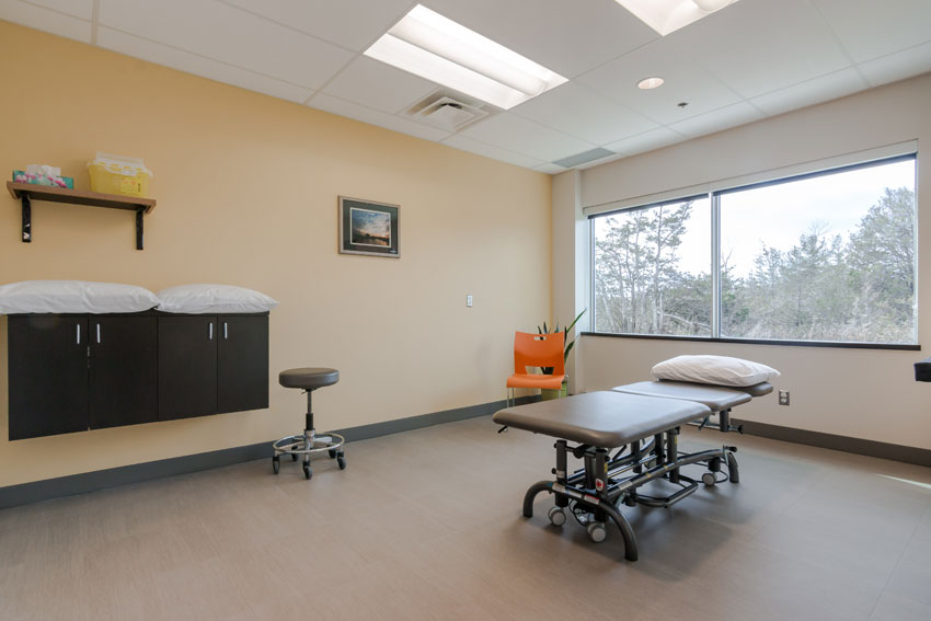 physiotherapy treatment room
